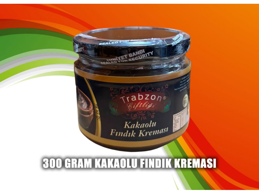 TRABZON ÇİFTLİĞİ 300 GR KAKAOLU FINDIK KREMASI