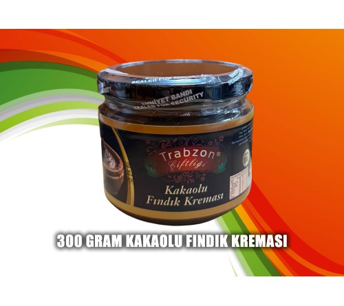 TRABZON ÇİFTLİĞİ 300 GR KAKAOLU FINDIK KREMASI
