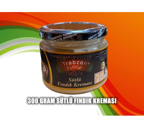 TRABZON ÇİFTLİĞİ 300 GR SÜTLÜ FINDIK KREMASI