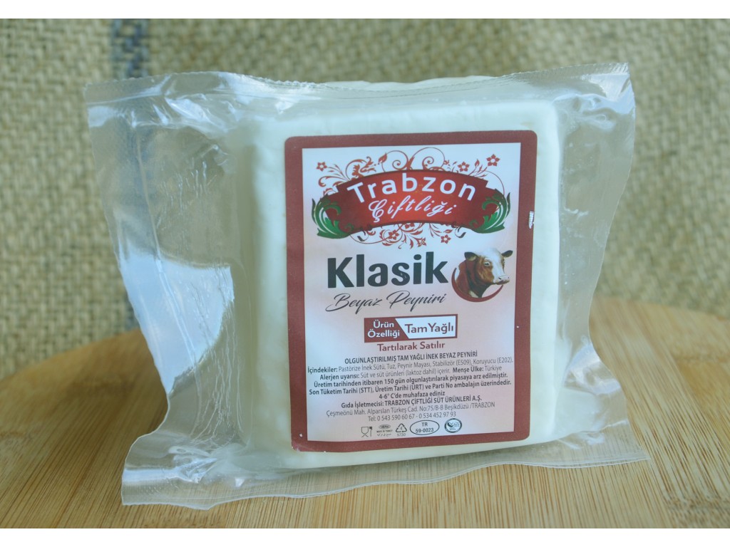 Trabzon Çiftliği Klasik Beyaz Peynir 650 gr