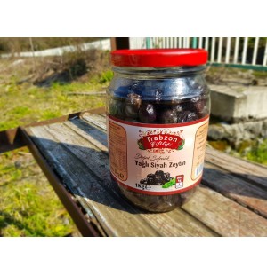 TRABZON ÇİFTLİĞİ 1 KG SİYAH ZEYTİN
